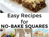 Super Easy No Bake Squares Recipes
