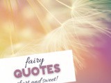 Sweet and Short Fairy Quotes