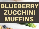 Tasty & Simple Blueberry Zucchini Muffins