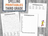 Third Grade Spelling Week 6