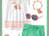 Toddler Girl Island Cruise Outfit