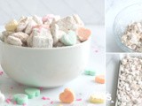 Valentine Heart Candy Puppy Chow Recipe