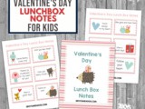 Valentine Lunchbox Notes