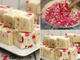 Valentine’s Day Cake Mix Fudge