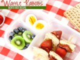 Waffle Kabobs Bento Lunch Idea