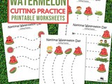 Watermelon Cutting Practice Sheets