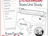 Wisconsin State Fact File Worksheets