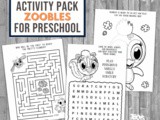 Zoobles Activity Pack Printables