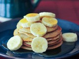 Banana maca pancakes