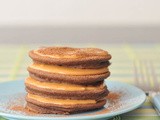 Chocolate peanut butter pancakes