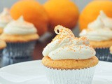 Orange creamsicle cupcakes