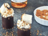 S’mores Shots in Chocolate Glasses