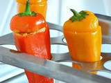 Sweet Pepper Poppers with Guacamole Crunch