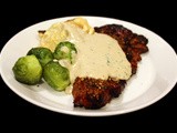 Entrecôte in Creamy Pepper Sauce with Brussels Sprouts