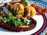 Fried Octopus and Mediterranean Potato Salad