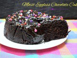 Basic Moist Eggless Chocolate Cake Recipe