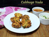 Cabbage Vada | How to make Cabbage Vadai