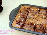 Eggless Chocolate Sheet Cake with Tofu ~ Egg Substitutes in Baking