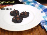Eggless Dark Chocolate Brookies