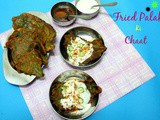 Fried Palak Ki Chaat | Palak Pakore Ki Chaat