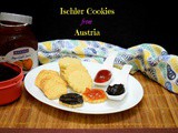 Ischler Cookies are from Austria