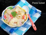 Pasta Salad with Eggless Mayonnaise Dressing