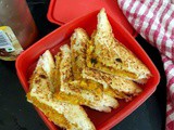 Tawa Grilled Toast with Cauliflower Aloo Masala