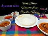 Vada Curry with Appam ~ Combo Breakfast Series