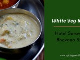 White Kurma Recipe | White Veg Kurma Hotel Saravana Bhavana Style