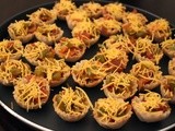 Peppers & Cheese Pastry shells