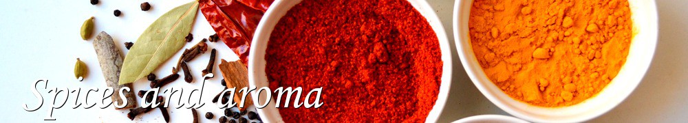 Very Good Recipes - Spices and aroma