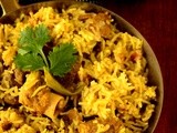 Chettinad lamb/mutton biryani - Karaikudi restuarant style recipe and the winner for the giveaway is