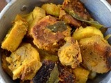Plantain stir fry from the pongal party