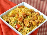 Aloo Gobi Masala Rice / Baked Potato Cauliflower Masala Rice