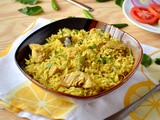 Andhra Chicken Pulao / Chicken Pulao (Using Coconut & Poppy Seeds)