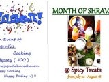Celebrate ~ Month Of Shravan Event Announcement