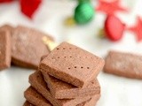 Chocolate Orange Shortbread | Chocolate Shortbread Recipe | Easy Christmas Cookie Recipe