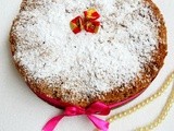Eggless Pear Streusel Coffee Cake - Guest Post By Priya