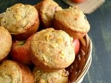 Flax Apple Muffins / Eggless Flax n Apple Muffins / Eggless Apple Flax Muffins