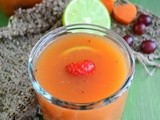 Fresh Papaya Juice / Papaya Grape Juice - Vegan Papaya Juice