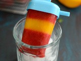 Mango Strawberry Popsicle | Mango Popsicle With Strawberry | Summer Fruit Popsicle Recipe
