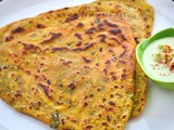 Methi Paratha Recipe / Easy Methi Paratha & Mint Aloo Raita Recipe / Methi Roti Recipe