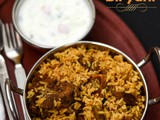 Mutton Biryani Recipe | South Indian Style Mutton Biryani | Mutton Biryani Using Seeraga Samba Rice | Pressure Cooker Mutton Biryani