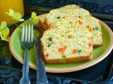 Orange Tutty Frutti Loaf Cake / Orange Fruit Cake / Condensed Milk Fruit Cake