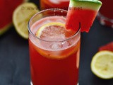 Watermelon Lemonade Recipe / Watermelon Lemonade With Honey
