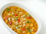 Yellow Peas Masala | Sundal Masala Recipe | Yellow Peas & Chickpeas Masala Curry