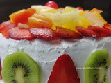 Fruit cake | How to make fruit cake |Creamy vanilla fruit cake recipe