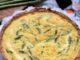 Asparagus Quiche Recipe (Herbed Keto Crust)