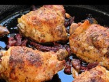 Baked Chicken Thighs with Garlic