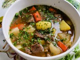 Best Irish Stew, Oven Baked Soda Bread